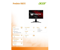 Acer Predator XB272BMIPRZX czarny - 373904 - zdjęcie 5